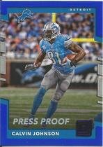 2017 Donruss Press Proof Blue #31 Calvin Johnson