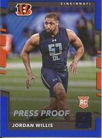 2017 Donruss Press Proof Blue #383 Jordan Willis