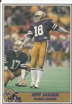 1992 Pacific Washington Greats #91 Jeff Jaeger