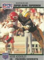 1990 Pro Set Super Bowl 160 #100 Herb Adderley