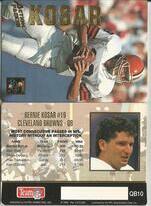 1993 Action Packed Quarterback Club #QB10 Bernie Kosar