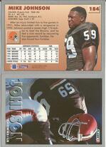 1993 Fleer Base Set #184 Mike Johnson