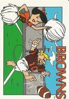 1993 Cardz Flintstones NFL #33 Cleveland