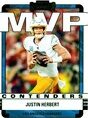 2022 Panini Contenders MVP Contenders Emerald #3 Justin Herbert
