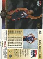 1996 Upper Deck USA SP Career Statistics #6 Hakeem Olajuwon