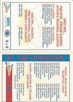 1992 Pacific Checklists #8 Checklist Inserts