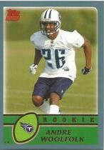 2003 Topps Base Set #366 Andre Woolfolk