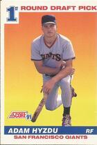 1991 Score Base Set #388 Adam Hyzdu