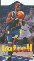 1995 Fleer NBA Jam Session Die-Cuts #D37 Latrell Sprewell