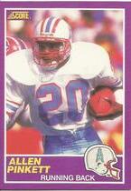 1989 Score Supplemental #332S Allen Pinkett