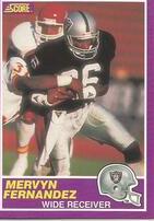 1989 Score Supplemental #343S Mervyn Fernandez