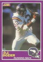 1989 Score Supplemental #392S D.J. Dozier