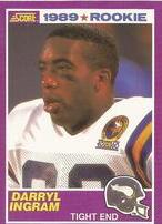 1989 Score Supplemental #423S Darryl Ingram