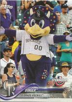 2018 Topps Opening Day Mascots #M-10 Dinger