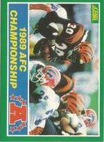 1989 Score Base Set #273 AFC Championship