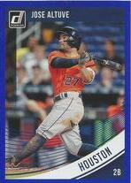 2018 Donruss Holo Blue #166 Jose Altuve