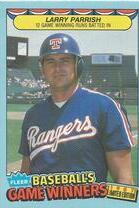 1987 Fleer Game Winners #33 Larry Parrish