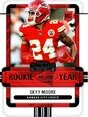 2022 Panini Contenders Rookie of the Year Contenders #10 Skyy Moore