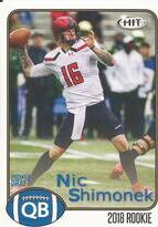 2018 SAGE Hit Premier Draft Low Series #12 Nic Shimonek