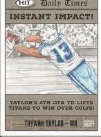 2018 SAGE Hit Premier Draft Low Series #62 Taywan Taylor