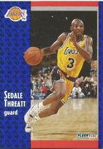 1991 Fleer Base Set #304 Sedale Threatt