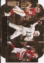 1996 Upper Deck Collectors Choice Update Record Breaking Trio #4 Dan Marnio|Joe Montana|Jerry Rice