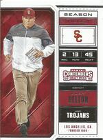 2018 Panini Contenders Draft Picks #20 Clay Helton