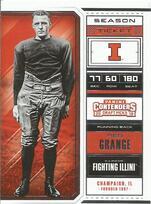 2018 Panini Contenders Draft Picks #83 Red Grange