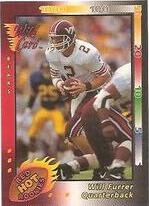 1992 Wild Card Red Hot Rookies #3 Will Furrer