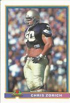 1991 Bowman Base Set #71 Chris Zorich