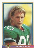 1991 Bowman Base Set #384 Dennis Byrd