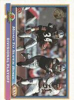 1991 Bowman Base Set #554 Bengals vs. Raiders Playoffs
