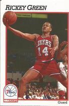 1991 NBA Hoops Base Set #160 Rickey Green