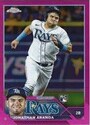 2023 Topps Chrome Pink Refractor #18 Jonathan Aranda