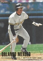 1996 Fleer Base Set #527 Olando Merced