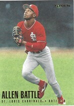 1996 Fleer Base Set #537 Allen Battle