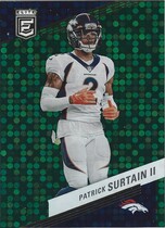 2023 Donruss Elite Green Disco #84 Patrick Surtain Ii