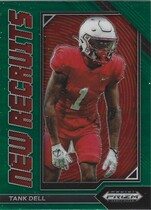 2023 Panini Prizm Draft Picks New Recruits Green Prizm #NR-25 Tank Dell