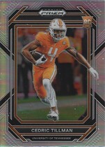 2023 Panini Prizm Draft Picks Silver Prizm #144 Cedric Tillman