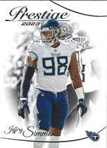 2023 Panini Prestige #287 Jeffery Simmons