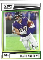 2022 Score Base Set #183 Mark Andrews