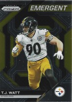 2023 Panini Prizm Emergent #H-17 T.J. Watt