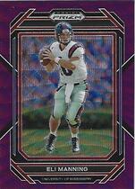2023 Panini Prizm Draft Picks Purple Wave Prizm #37 Eli Manning