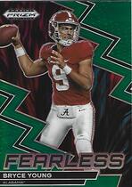 2023 Panini Prizm Draft Picks Fearless Green Prizm #F-16 Bryce Young