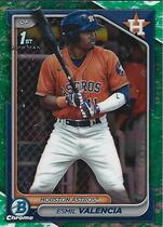 2024 Bowman Chrome Prospects Lunar Glow Refractor #BCP-75 Esmil Valencia
