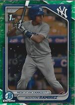 2024 Bowman Chrome Prospects Lunar Glow Refractor #BCP-85 Agustin Ramirez
