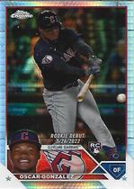 2023 Topps Chrome Update Sepia Refractor #USC47 Oscar Gonzalez