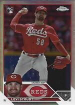 2023 Topps Chrome Update Refractor #USC13 Levi Stoudt