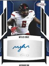 2024 SAGE Autos Black #A-MC Myles Cole