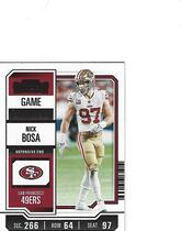 2023 Panini Contenders Game Ticket Bronze #88 Nick Bosa